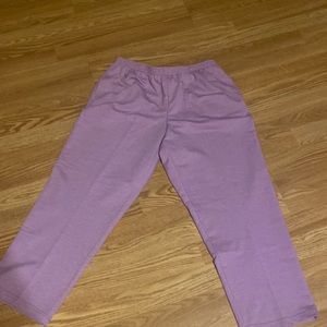 NWT Alfred Dunner classic fit orchid in color women size PL elastic waistband